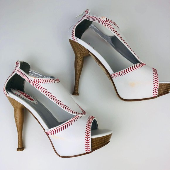 women's baseball themed shoes